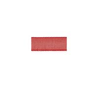 Rayher 5521618 Ruban D'Organza, 7 mm, SB de Rouleau DE 10 m, Rouge