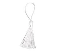 Rayher 55393102 Lot de 5 Pompons Blanc 5 cm