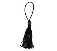 Rayher 55393576 Lot de 5 Pompons Noir 5 cm
