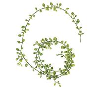 Guirlande de feuilles artificielles - Plastique - 125 cm Vert G