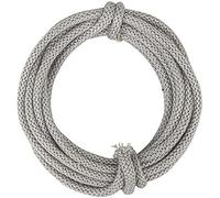 Rayher 55937560 Tube tricoté av. fil de fer arts créatifs, ø 5mm, 3m gris clair