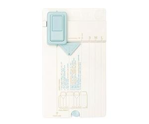 Rayher 58593000 We R Memory Keepers gift bag punch board, plastique, blanc/bleu