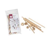 Rayher 6115500 support en bois pour mobile bébé, sct.-LS 1 pce Ø 33 cm, beige, Marron