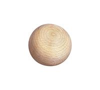 Rayher 6119300 Boules en Bois Brut, Non percées, 60 mm de diamètre