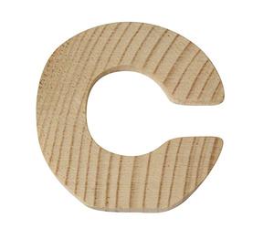Rayher 6213500 bois lettres, 5 x 1 cm, C