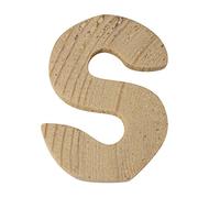 Rayher 6215100 Bois Lettres, 5 x 1 cm, S