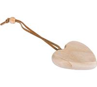 Rayher 62222000 Pendentif en bois Cœur rustique