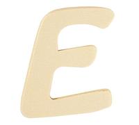 Rayher 62241000 Lettre E en Bois FSC Mix Credit, 6 cm de diamètre