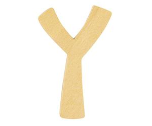 Rayher 62261000 Lettre en Bois FSC Mix Credit, 6 cm de diamètre, Y