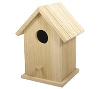 Rayher 62291000 boîte nichoir en bois FSC Mix Credit, 12,5x10x17cm, nature, Brown, naturel