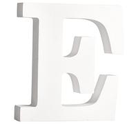 Lettre E - MDF Blanc - 11 cm - Rayher Blanc G