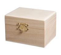 Rayher 62685000 Boîte en bois, 9 x 7 x 6 cm, FSC Mix Credit
