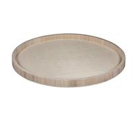 Rayher 62732000 plateau en bois, tablette ronde 40 x 40 x 2,6 cm, 40 cm ø, beige, Naturel