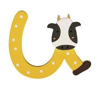 Rayher 62759000 de Bois pour Enfant Lettre FSC Mix Credit, 6 x 4,7 cm, U, M.