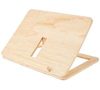 Rayher 62797000 plateau en bois 100% FSC, support à livre 28x21x3,4 cm, nature, Marron