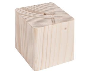 Rayher 62837000 Socle en bois, Naturel
