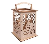 Rayher 62893505 Lant. en b.Citrouille a.poig.,FSCMixCred, nature, 15,3x15,3x26,5cm,15 parties, boîte 1kit