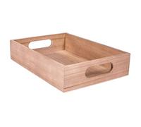 Rayher 62958505 plateau en bois 100% FSC, tablette décorative 24x17 cm, nature