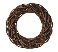 Rayher 65007000 Couronne en osier brut, marron, non écorcé, matériau naturel, 1 pce., 25 cm Ø, 6 cm d’épaisseur, décoration d’intérieur, Noël, pâques, printemps, automne