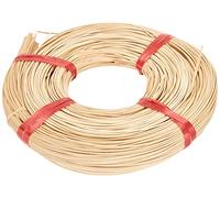 Rayher 6503100 Rotin qualité Ruban Rouge 1A, rotin à tresser, Rouleau de 500 g n° 3, Diamètre DE 2 mm, rotin pour vannerie, Tuyau Tressé d env. 280 m, Nature, Multicolore, 3 x 3 x 0.4 cm