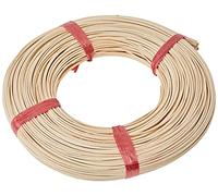 Rayher 6503300 rotin à tresser qualité Ruban Rouge 1A, 500 g n°5, à 2,4 mm, Nature, Multicolore, 3 x 3 x 0.4 cm