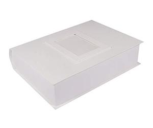 Rayher 67340102 Boîte papier mâché Memories + Cadre photo&mécan.d'anneaux, blanc