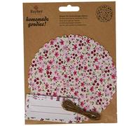 Rayher 68003000 Kit Déco F. Confiture Verre Fleurs, sous Blister 1set, Rose