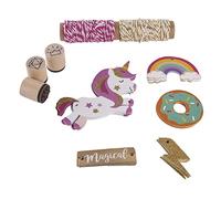 Kit décoration de cadeau - Licorne Multicolore G