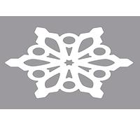 Rayher 69073000 Silhouettes (Perforatrice Flocon de Neige 3.7 x 4.2 cm Libre Service Sac/Lot DE 1, Blanc Crème, Bleu