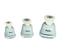 Rayher 69103000 Perforatrice Set ¯: Fleurs plastique/gris 1.95 X 1.9 x 0 6 cm