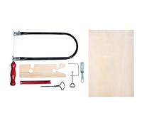 Rayher 69218000 Kit Scie à Découper Y Compris Vrille, y compr.plaque contreplaqué, boîte 1 kit