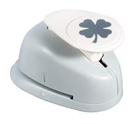 Rayher 69223000 perforatrice fantaisie Feuille de trèfle, 2,54cm ø (1"), gris