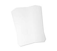 Rayher 69234102 Film plastique thermo-rétractable, blanc, 5 pces., DIN A4, dessin, tampon, imprimante à jet d’encre, arts créatifs, badges, bijoux, porte-clefs, adultes, enfants