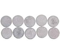 Rayher 69248000 Aimants autocollants 10 pces 10 mm ø, p. cuisine, bureau, nature