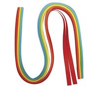 Rayher 71938990 Lot de 100 Feuilles de Papier pour Quilling 80 g/m² 50 x 0,9 cm
