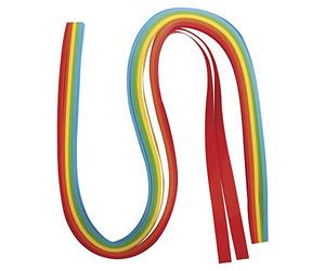 Rayher 71938990 Lot de 100 Feuilles de Papier pour Quilling 80 g/m² 50 x 0,9 cm