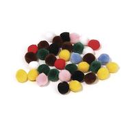Rayher 7651249 Pompons 15 mm Lot de 60 pièces.