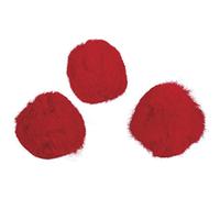 Rayher 7651318 Pompons, Rouge, 20 mm, Sct.-LS 50 pces
