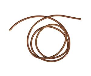 Rayher 8300904 SB-Btl Lot de 2 Courroies Rondes en Cuir de Vachette 2 mm 100 cm