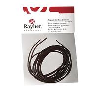 Rayher 8301805 Rond Courroie en Cuir de chèvre, 1,5 mm ø, 100 cm, sous Blister