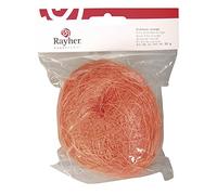Rayher 8524534 Sachet de Fibres d'herbe Orange 20 g