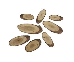 Rayher 85287000 Lot de 2 tranches ovales en pin 4 à 8 cm SB-Btl 100 g