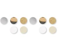 Rayher 87099000 confettis papier de soie p ballons à bulles, ø 2cm 30g, coul ass, Argenté/Doré (Lot de 2)