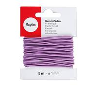 Rayher 8908939 Caoutchouc Carte Fils, 1 mm, 5 m, Violet