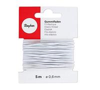 Fil Élastique Blanc Ø 0,6 Mm Carte 5 M