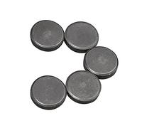 Rayher 8921700 Magnets Diameter 20 mm Thickness 5 mm Pack of 5, Blanc.