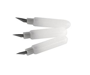 Rayher 8958400 Lames pour drehgelenkmesser, SB Lot de 3 Carte pour