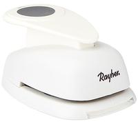 Rayher 8960500 perforatrice fantaisie, motif cercle ø 4,45cm (1 ¾"), gris/orange