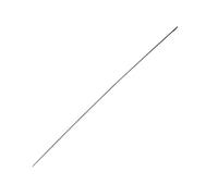 Rayher Aiguille à perles spéciale pour Délica-rocailles 0,5x120 mm 2pcs, 2154900, Tons Argentés, gris