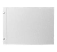 Rayher Album photos, blanc, 1 pce., DIN A4, ouverture horizontale, reliure à vis, 25 pages, 190g/m2, scrapbooking, photos, présentation-8161200